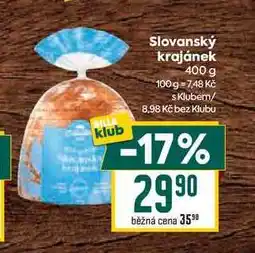 Billa Slovanský krajánek 400 g nabídka