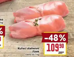 Billa Kuřecí stehenní řízek cena za 1 kg nabídka