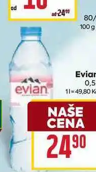 Billa Evian 0,5l nabídka