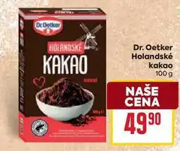 Billa Dr. Oetker Holandské kakao 100 g nabídka