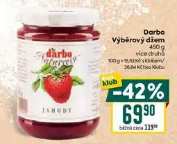Billa Darbo Výběrový džem 450 g nabídka