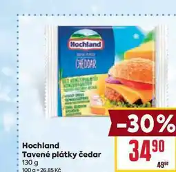 Billa Hochland Tavené plátky čedar 130 g nabídka