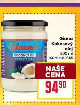 Billa Giana Kokosový olej 500 ml nabídka