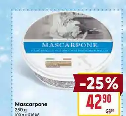 Billa Mascarpone 250 g nabídka