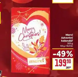 Billa Merci Adventní kalendář 263 g nabídka