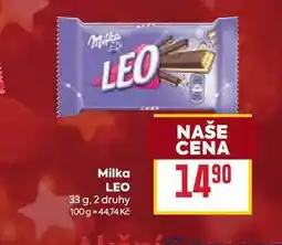 Billa Milka LEO 33 g nabídka