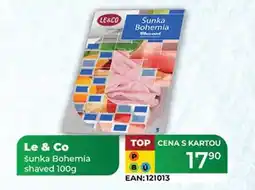 Tamda Foods LE&CO Šunka Bohemia 100 g nabídka