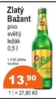 COOP DISKONT Zlatý Bažant nabídka