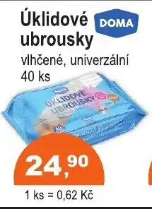 COOP DISKONT Úklidové ubrousky nabídka