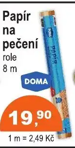 COOP DISKONT DOMA Papír na pečení nabídka