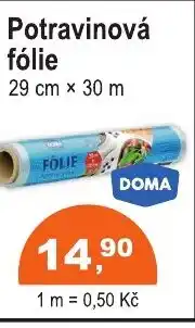 COOP DISKONT DOMA Potravinová fólie nabídka