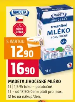 Terno MADETA Jihočeské mléko nabídka