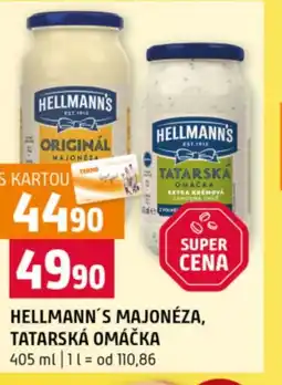 Terno HELLMANN'S Majonéza, tatarská omáčka nabídka