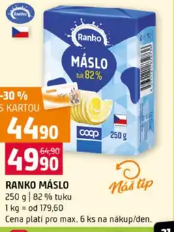 Terno Ranko máslo nabídka