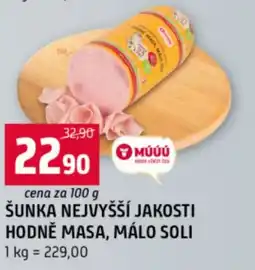 Terno Šunka nejvyšší jakosti hodně masa, málo soli nabídka