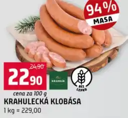 Terno Krahulecká klobása nabídka