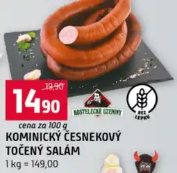 Terno Kominický česnekový točený salám nabídka