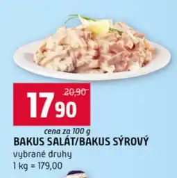 Terno Bakus salát/bakus sýrový nabídka