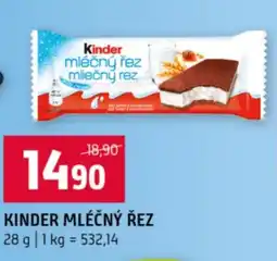 Terno Kinder mléčný řez nabídka