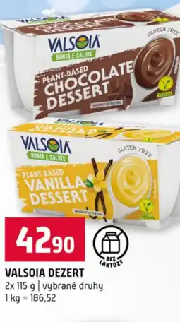 Terno Valsoia dezert nabídka