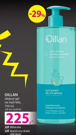 Hebe OILLAN olejový gel na mytí těla nabídka