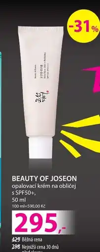 Hebe BEAUTY OF JOSEON opalovací krém na obličej s SPF50+ nabídka