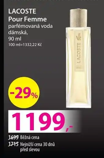 LACOSTE Pour Femme parfémovaná voda dámská