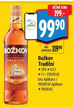 Albert Božkov tradiční nabídka