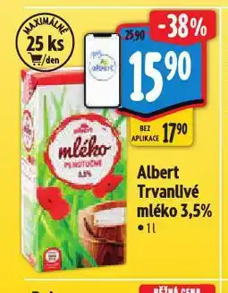 Albert Trvanlivé mléko nabídka