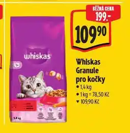 Albert Whiskas granule pro kočky nabídka