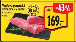 Albert Vepřová panenská svíčková nabídka