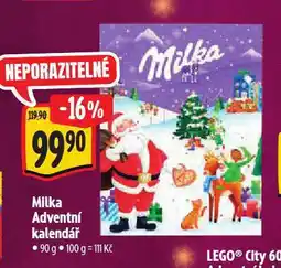 Albert Milka adventní kalendář nabídka