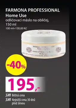 Hebe FARMONA PROFESSIONAL Home Use odličovací máslo na obličej nabídka