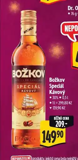 Albert Božkov speciál kávovy nabídka
