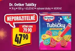 Albert Dr. oetker tubičky nabídka