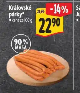 Albert Královské párky nabídka