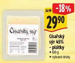 Albert Císařský sýr nabídka