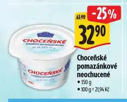 Albert Choceňské tradiční pomazánkové nabídka