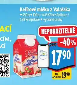 Albert Kefírové mléko z valašska nabídka