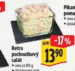 Albert Retro pochoutkový salát nabídka