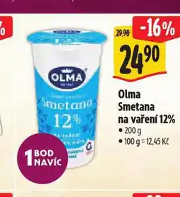 Albert Olma smetana na vaření nabídka