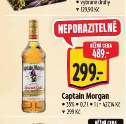 Albert Captain morgan nabídka
