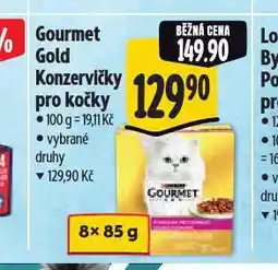 Albert Gourmet gold konzervy pro kočky nabídka