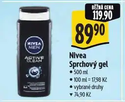 Albert Nivea sprchový gel nabídka