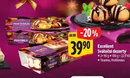 Albert Excellent vánoční dezerty nabídka