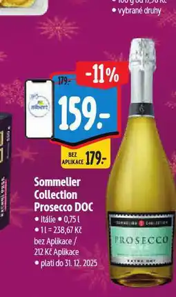 Albert Sommelier collection prosecco doc nabídka