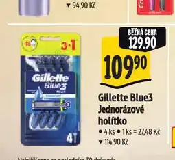 Albert Gillette blue 3 jednorázové holítko nabídka