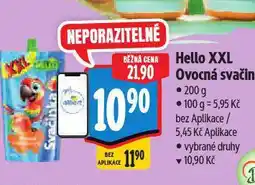 Albert Hello ovocná svačinka nabídka