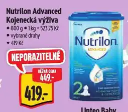 Albert Nutrilon kojenecká výživa nabídka