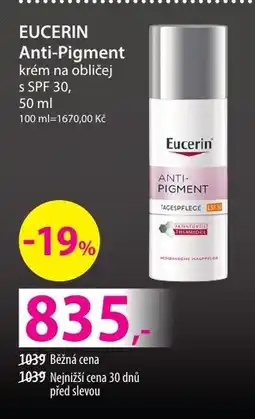 Hebe EUCERIN Anti-Pigment krém na obličej s SPF 30 nabídka